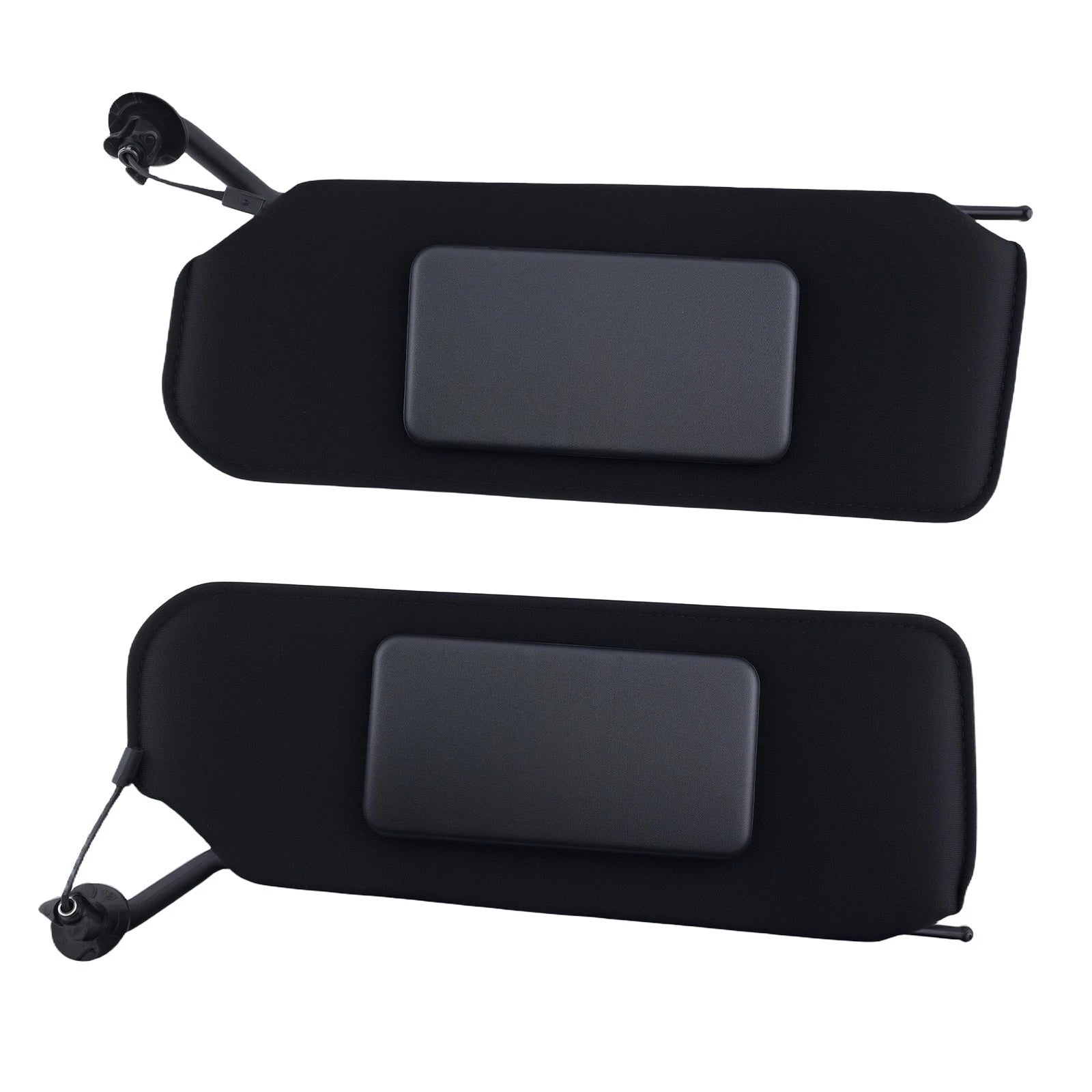 Pair Black Sun Visors for Chevrolet Corvette C5 (1997–2004) 10442033 10442034
