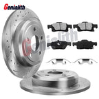 Rear Disc Brake Rotors & Pads for Jeep Grand Cherokee, Dodge Durango (2011–2020)
