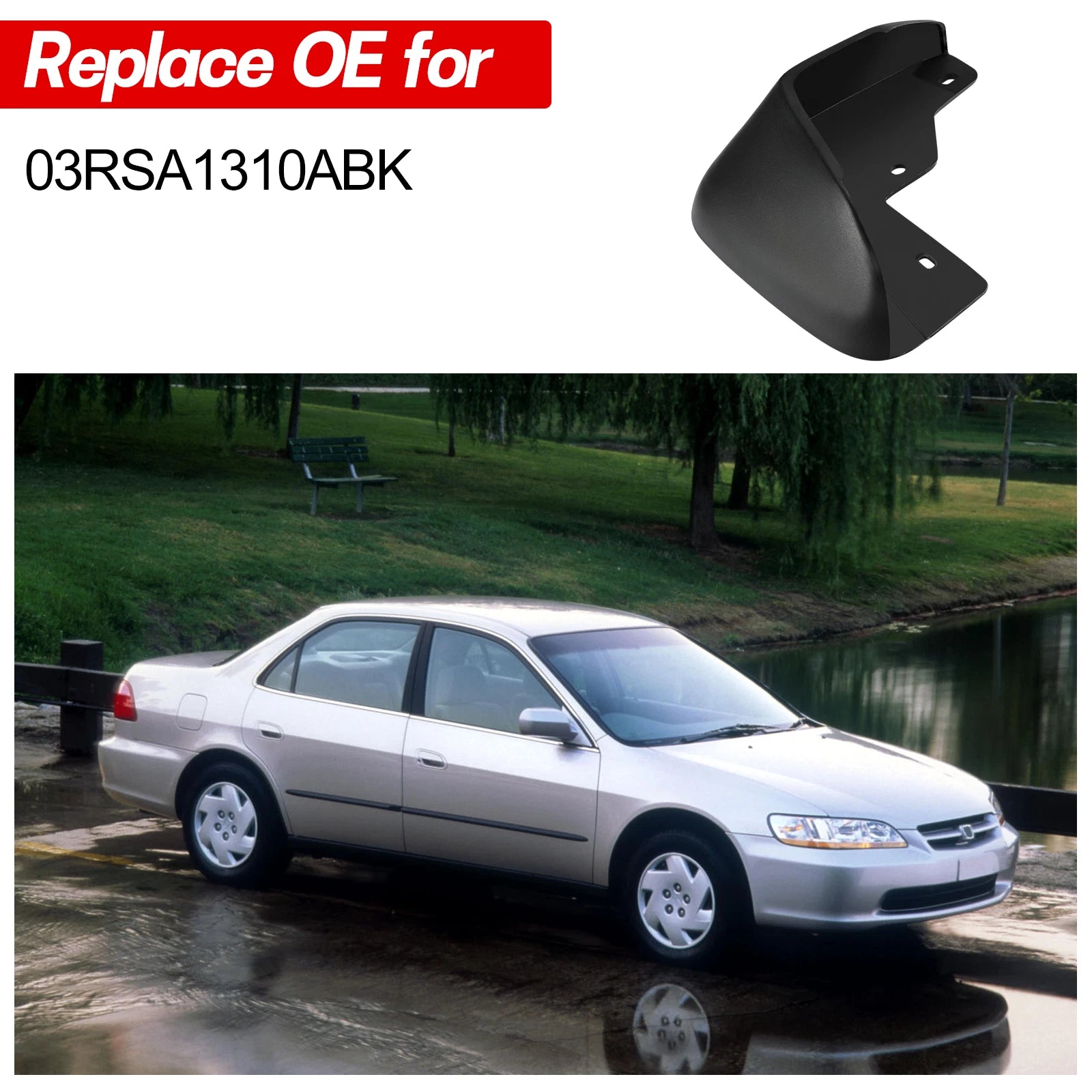 Splash Guards Mud Flaps for Honda Accord Sedan (1998-2002)