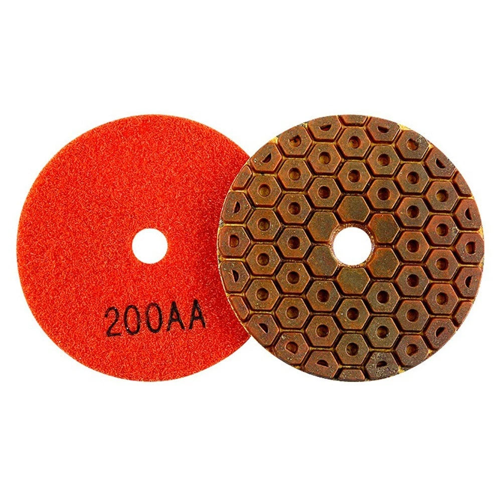 Polishing Pad Set of 4 for Concrete Granite (200# 400# 50#)