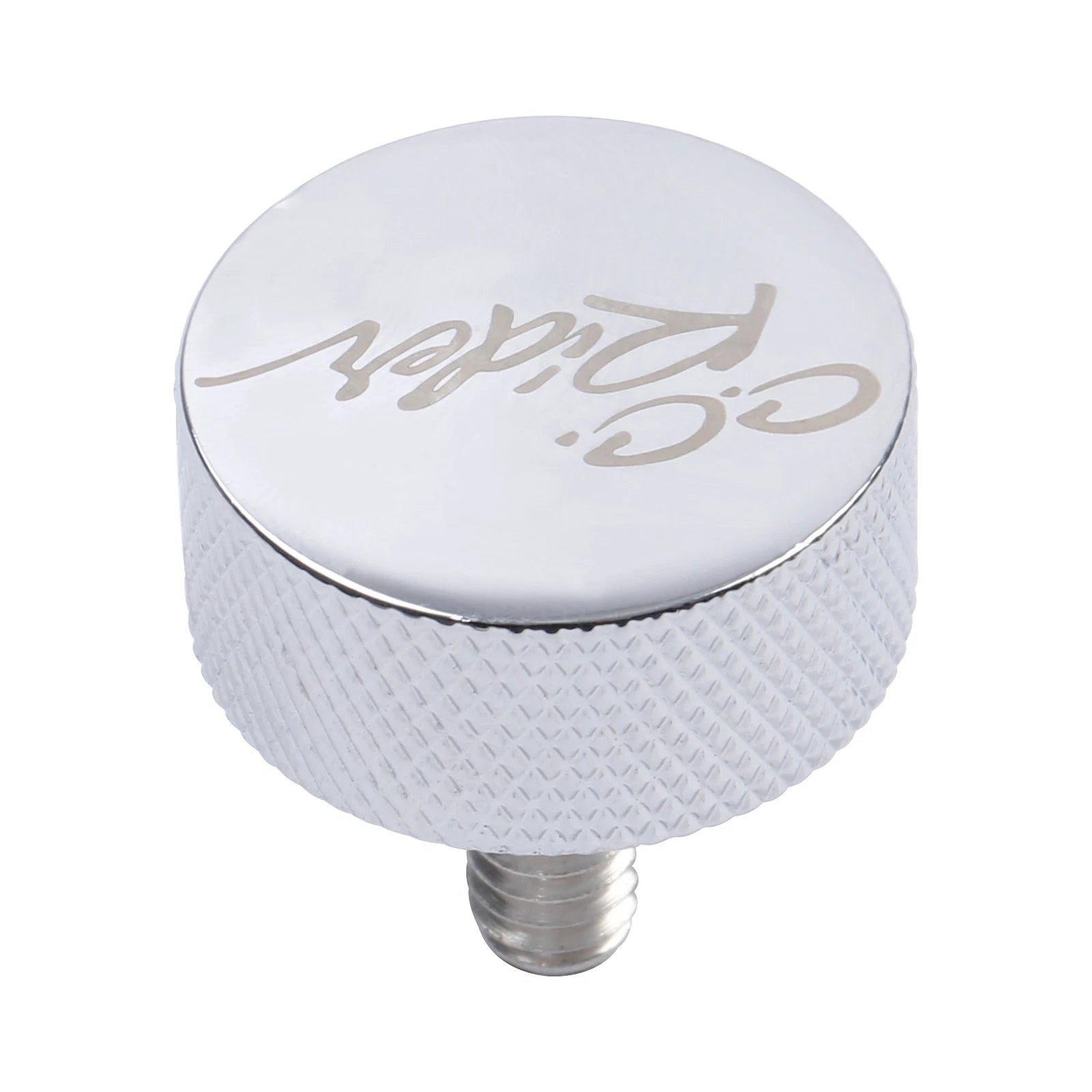 Chrome Plated Rear Screw Bolt Seat Nut for Harley Softail