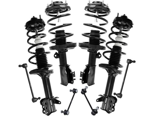 Front and Rear Strut Assembly & Sway Bar Link Kit for Mazda Protege (1999–2003)