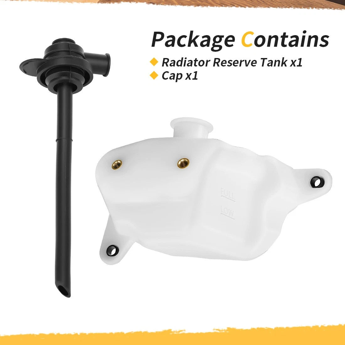 Radiator Overflow Coolant Reservoir Tank for Yamaha YZF R1 (2009–2014)