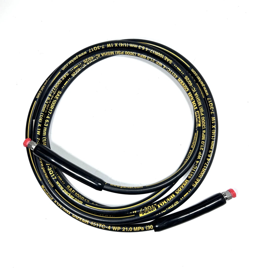 Hydraulic Tough Cover Pressure Hose 20FT for Parker 451TC-4 (3000 PSI)