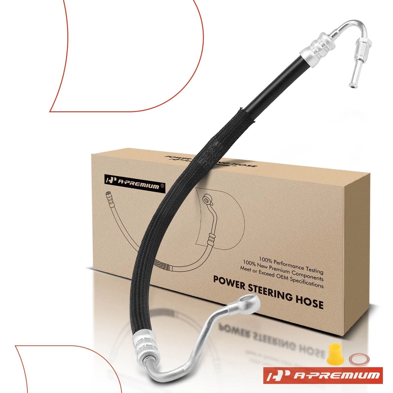 Power Steering Pressure Line Hose for BMW 745i 745Li 750i (2002–2005)