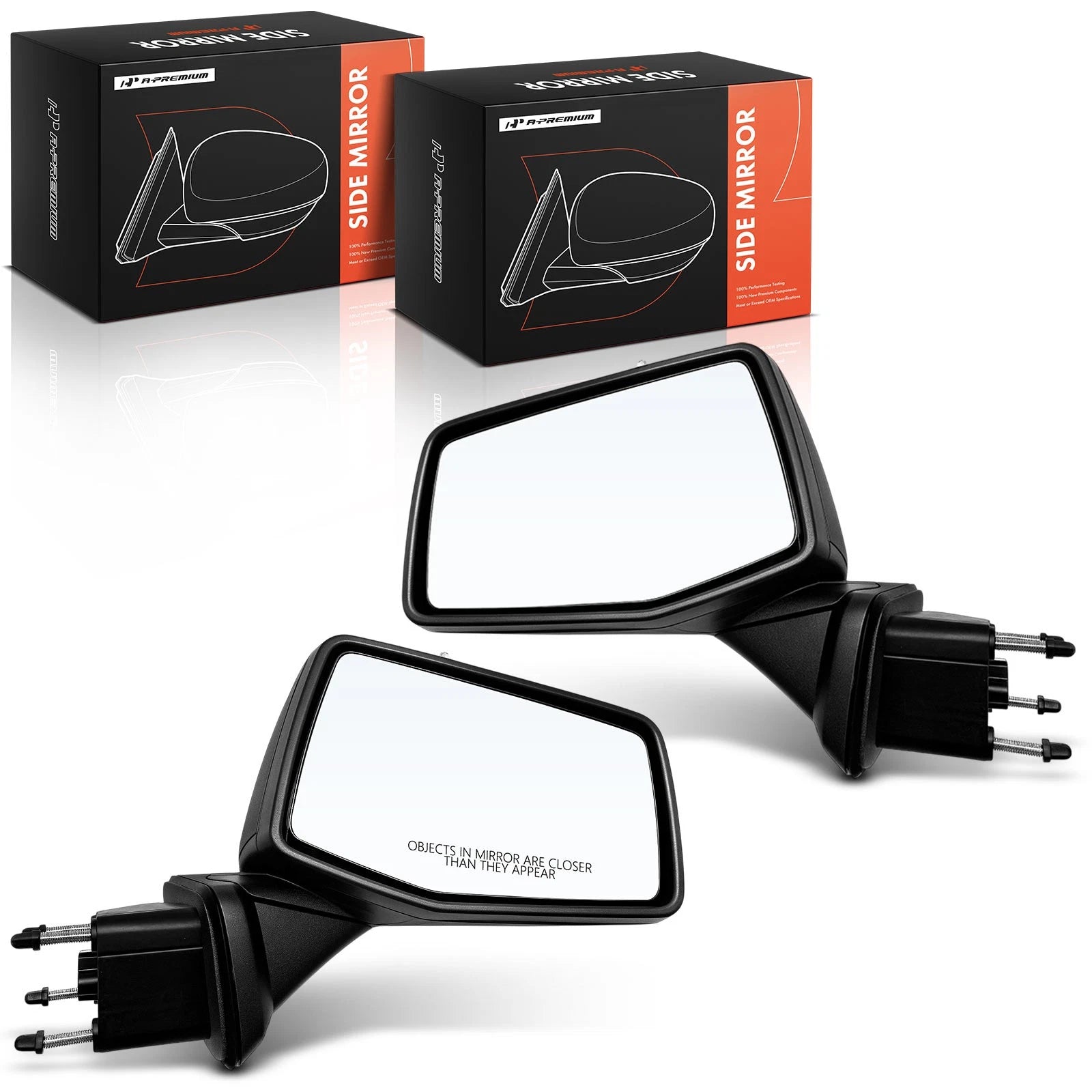 Pair Manual Mirrors for Chevrolet Silverado 1500 (2019–2025)