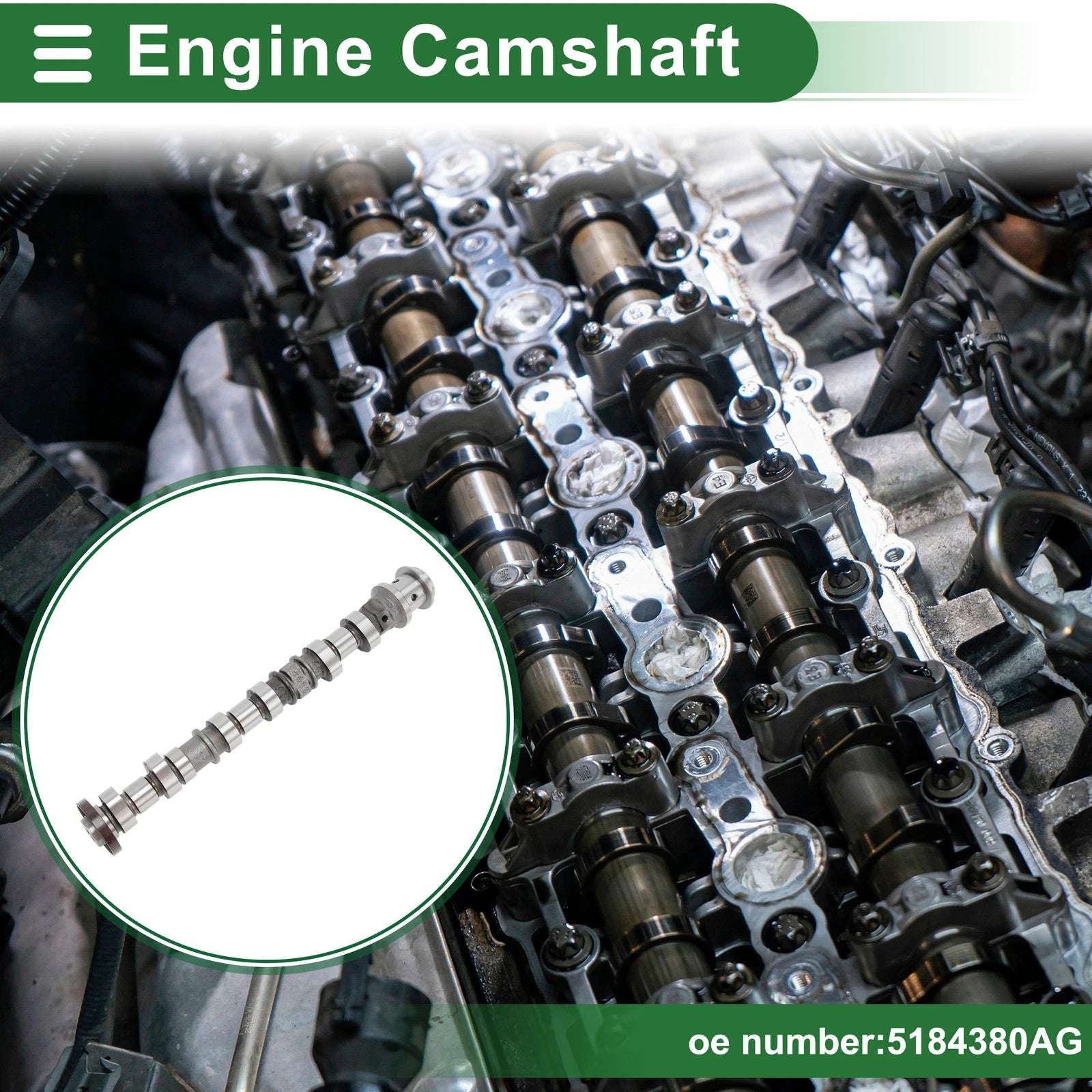 Intake Engine Camshaft for Chrysler 300 (2011–2022) OE 5184380AG