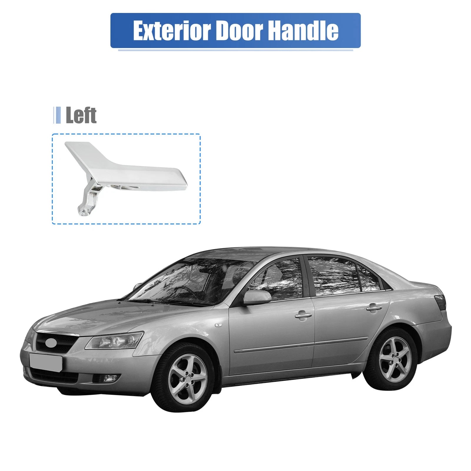 Interior Door Handle Left for Mercedes Benz C230 (2008–2009)