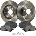 Set of 4 Brake Disc Brake Pad Kit for Mitsubishi Lancer (2008–2017)
