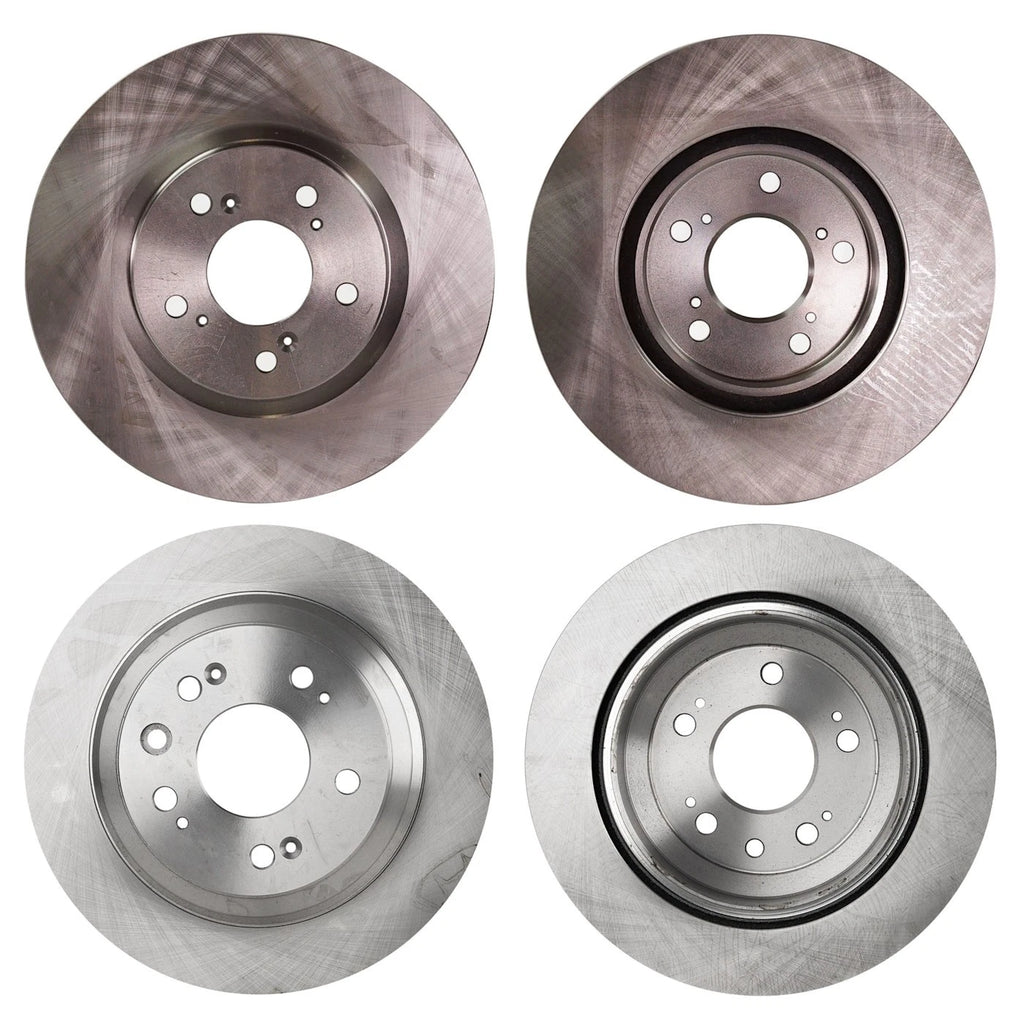 Front and Rear Disc Brake Rotors for Acura RL (2005–2012)