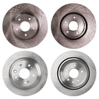 Front and Rear Disc Brake Rotors for Acura RL (2005–2012)