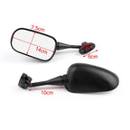 Pair Rear View Mirrors for Honda VTR1000 (1998–2006) CBR600 (2001–2007)