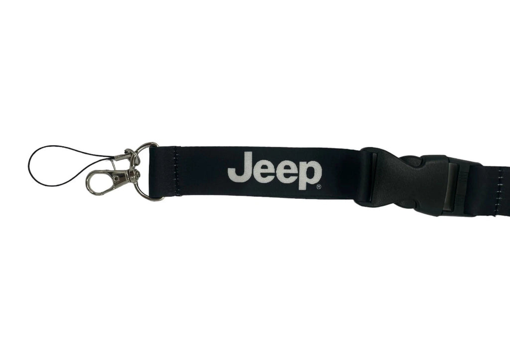 Jeep Keychain Lanyard Mountain Logo for Jeep Wrangler JK (2007–2018)