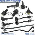11pc Tie Rod End Ball Joints Kit for Jeep TJ Wrangler (1997–2006)