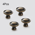 Set of 4 Vintage Drawer Knob Door Handle Pulls for Kitchen Bath Cabinet