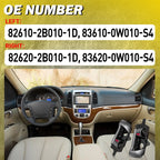 Pair Interior Door Handles for Hyundai Santa Fe (2007-2012)