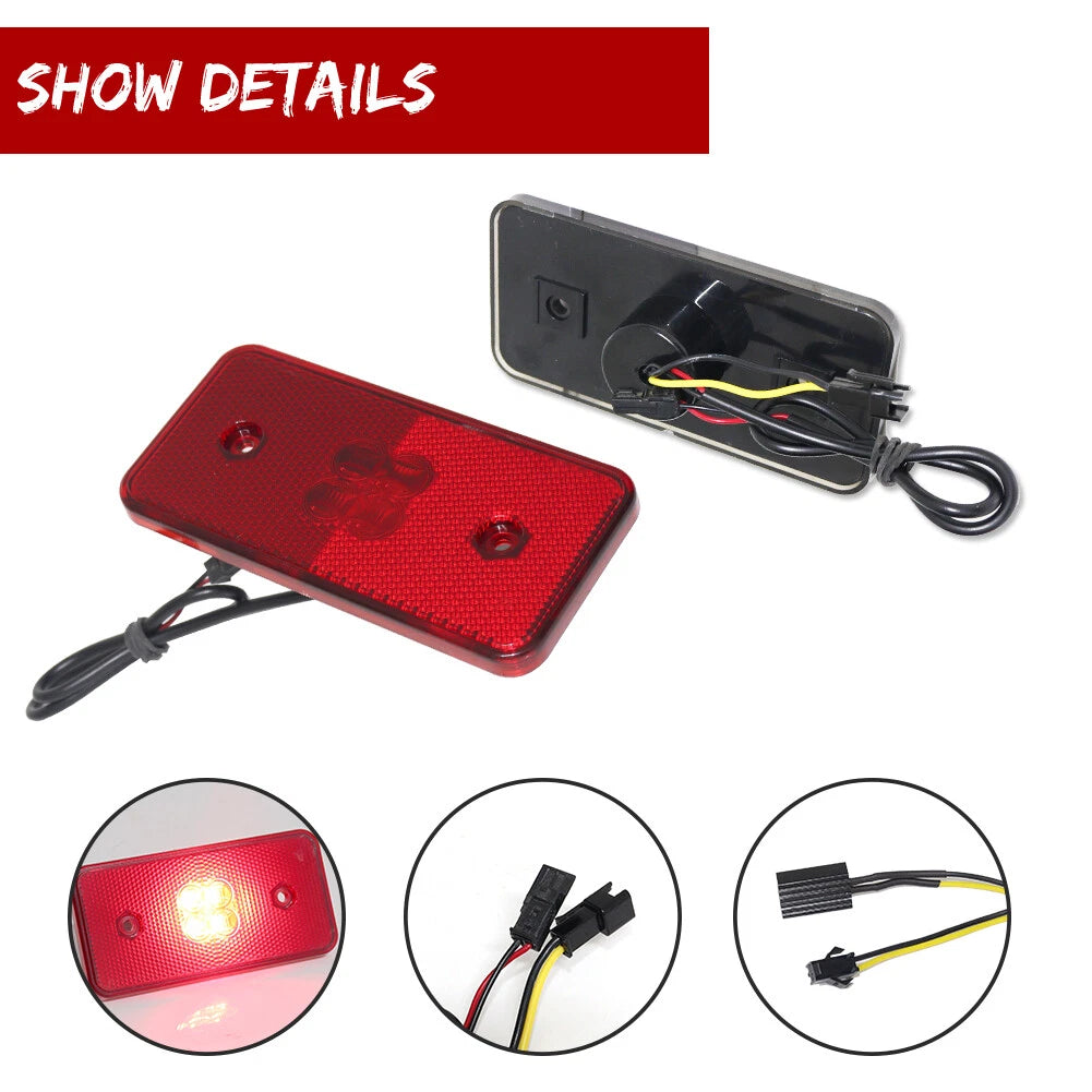 Red Lens LED Side Marker Lights for Mercedes-Benz G-Class (2002–2014)