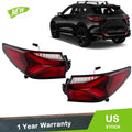 2X Tail Light Assembly for Chevrolet Blazer (2019–2022) Black LED