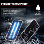 2X Smoked Ice Blue LED Front Side Marker Lights for Chrysler 300 (2005–2010)