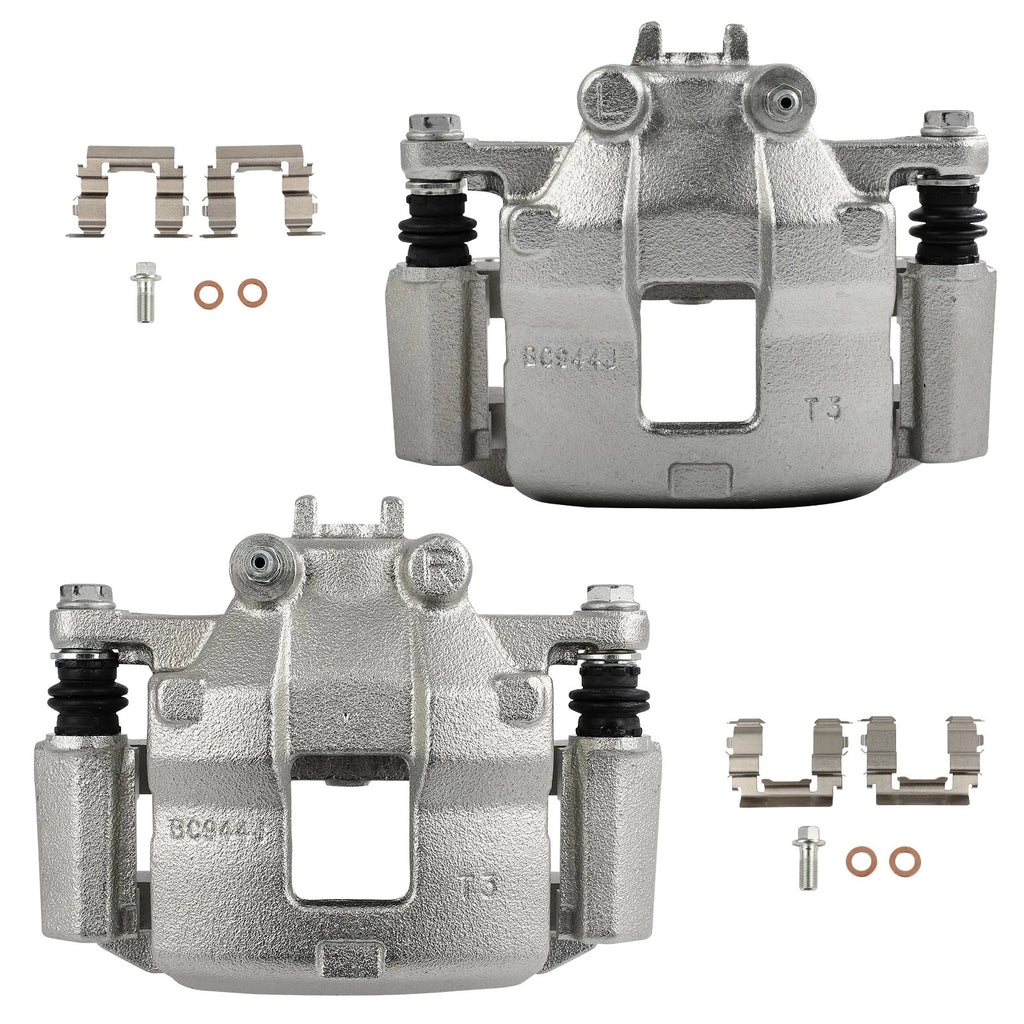 Set of 2 Front Brake Calipers with Bracket for Suzuki SX4 (2007–2013)