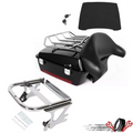 Luggage Trunk Backrest Mount Rack for Harley Touring Road Glide (1997–2008)