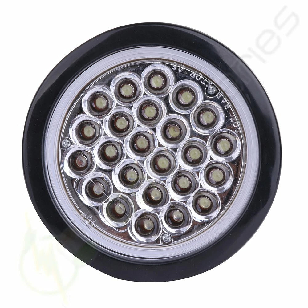Set of 6 LED Side Marker Tail Lights for Trailer (24V)