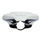 Outer Fairing for Harley FLHT FLHX (2014–2023) White Amethyst Black Licorice Flames