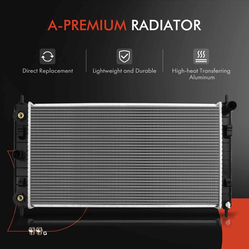 2Pcs Radiator & Cooling Fan Assembly for Chevrolet Malibu (2008–2012)