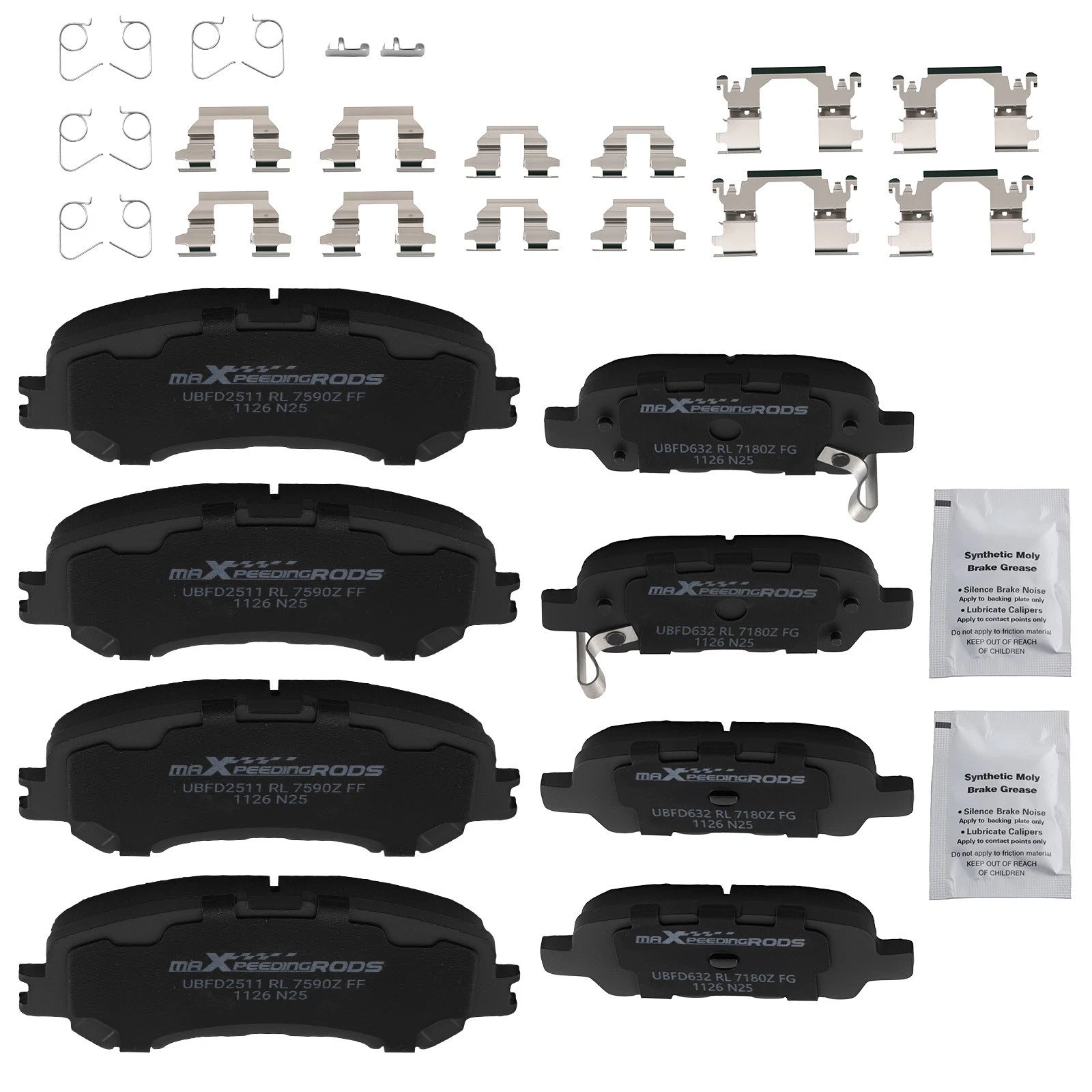 Ceramic Brake Pads for Nissan Rogue/Qashqai (2014–2020)