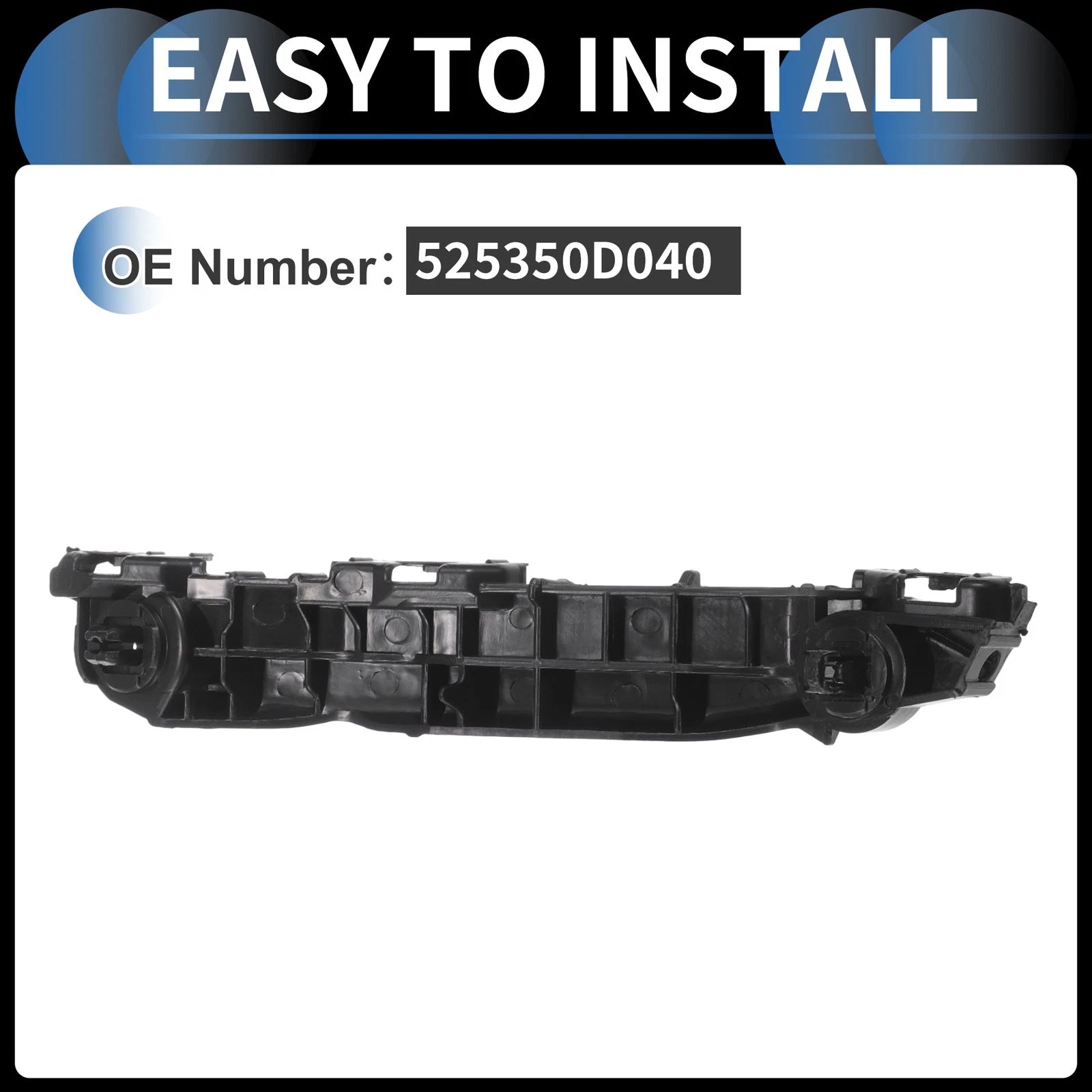 1pc Right Front Bumper Retainer Bracket No. 525350D040 for Toyota Yaris (2006–2009)