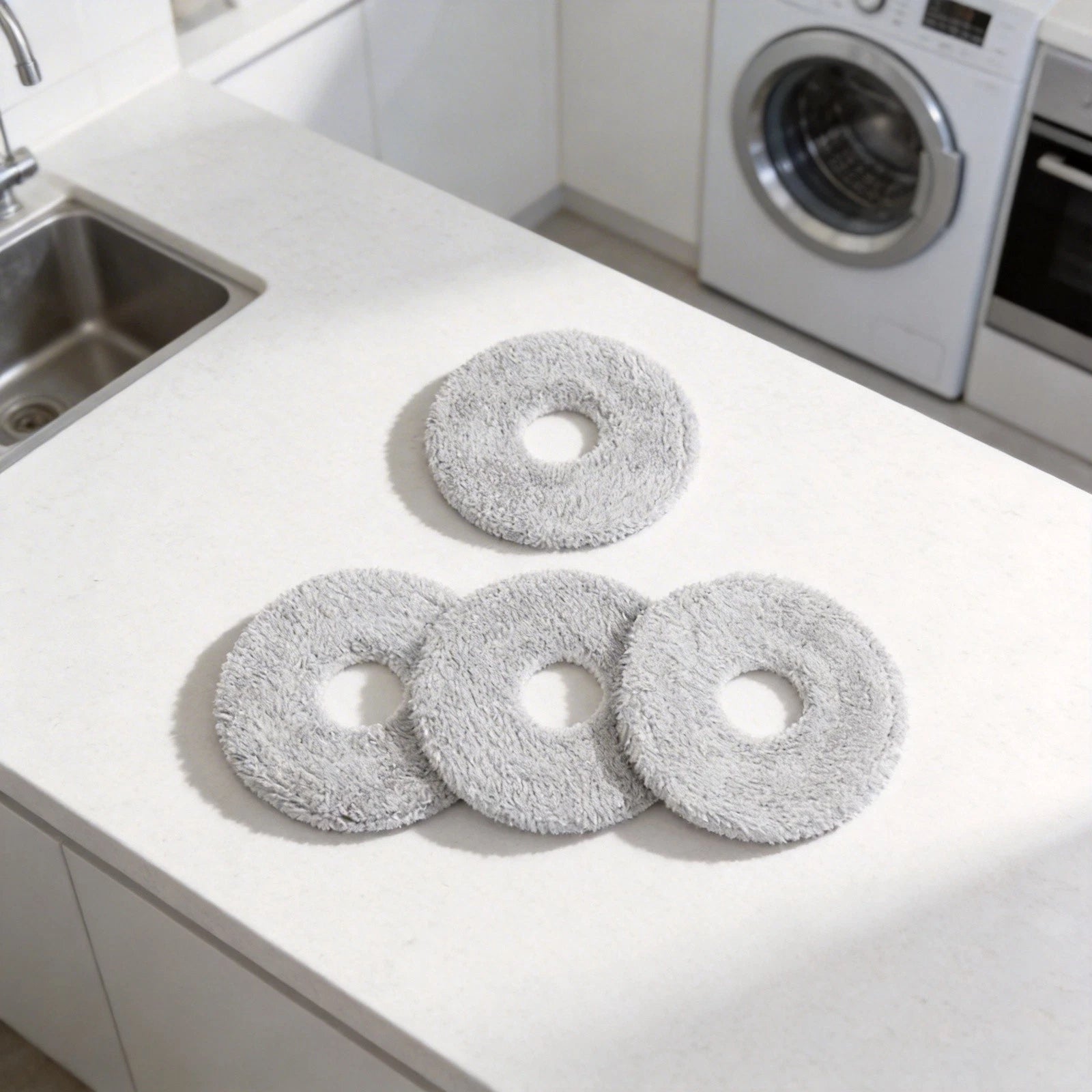 Reusable Mop Pads for - Lint-free, Easy Installation