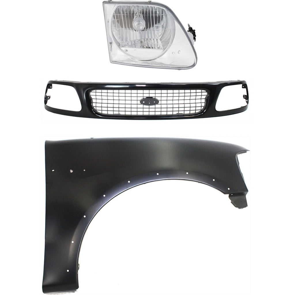 Passenger Right Side Fender Quarter Panel for F150 F250