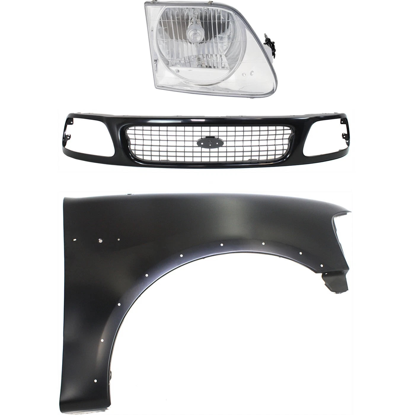 Passenger Right Side Fender Quarter Panel for F150 F250