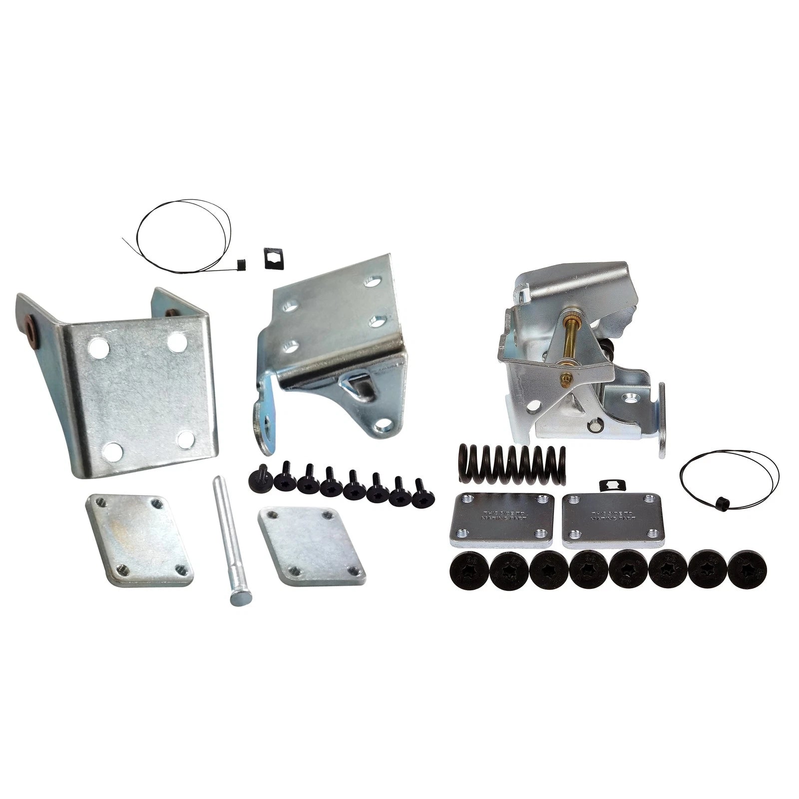 Set of 2 Front Upper Lower Door Hinge Kit for Chevy GMC S10 (1994–2004)