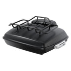 Matte Black Razor Trunk Pad Rack for Harley Road King (1997–2008)