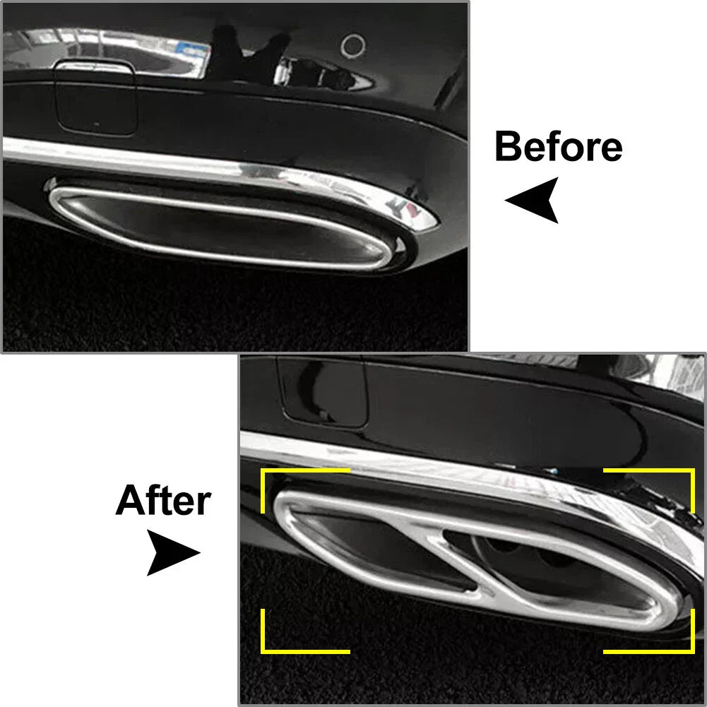 Exhaust Muffler Tip Tailpipe Cover for Mercedes Benz S Class (2018)