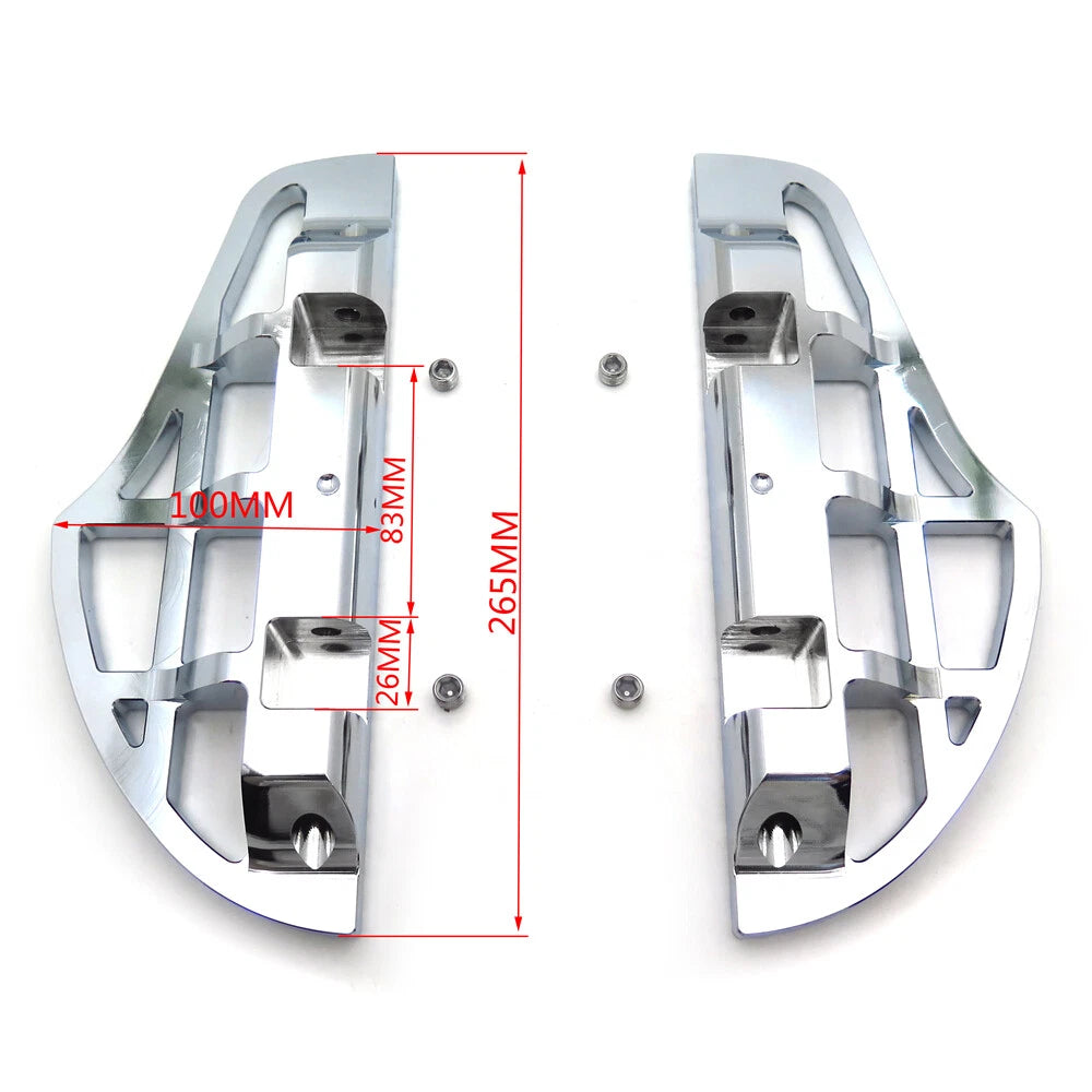 Shark Fin Dominator Leaf Passenger Footboard for Harley Touring (1986–2019)