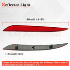 Set of 2 Rear Bumper Reflector Tail Lamp Cases for Tesla Model 3 (2016–2023)