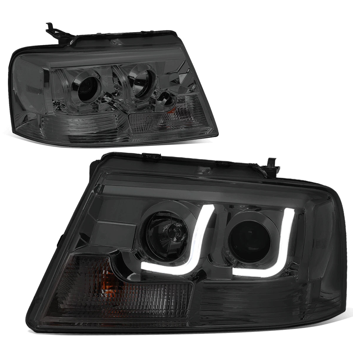 LED DRL Projector Headlight for Ford F150 Lincoln Mark LT (2004–2008)