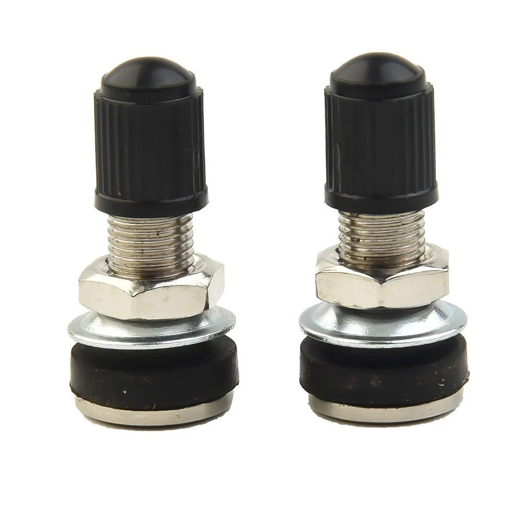 Set of 2 Tubeless Tire Valve Dust Caps for Car Motorcycle Bike