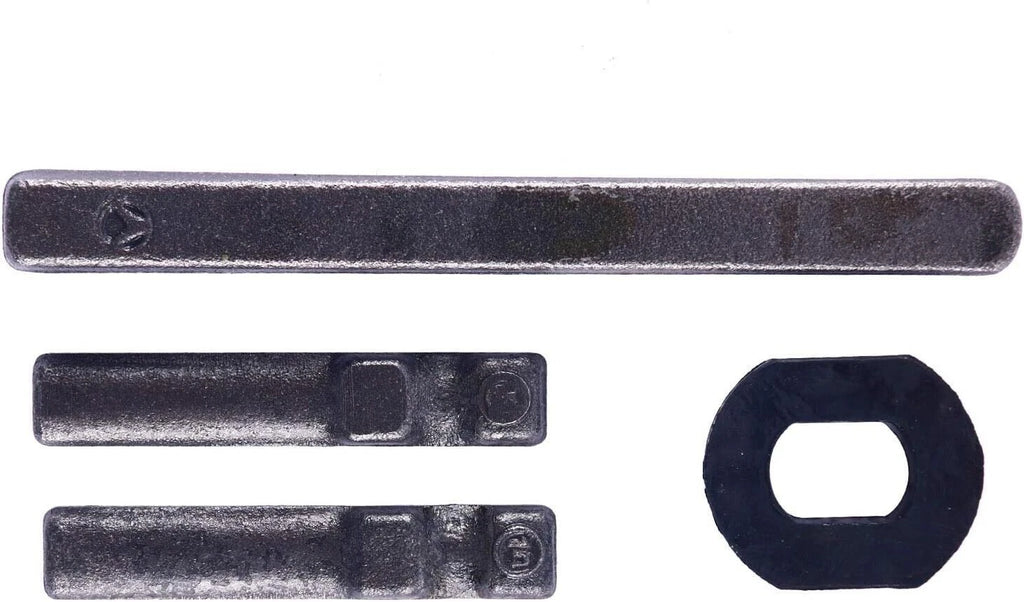 14Pcs Wedge and Feather Shims for Stone Splitting (Concrete, Marble, Rock)