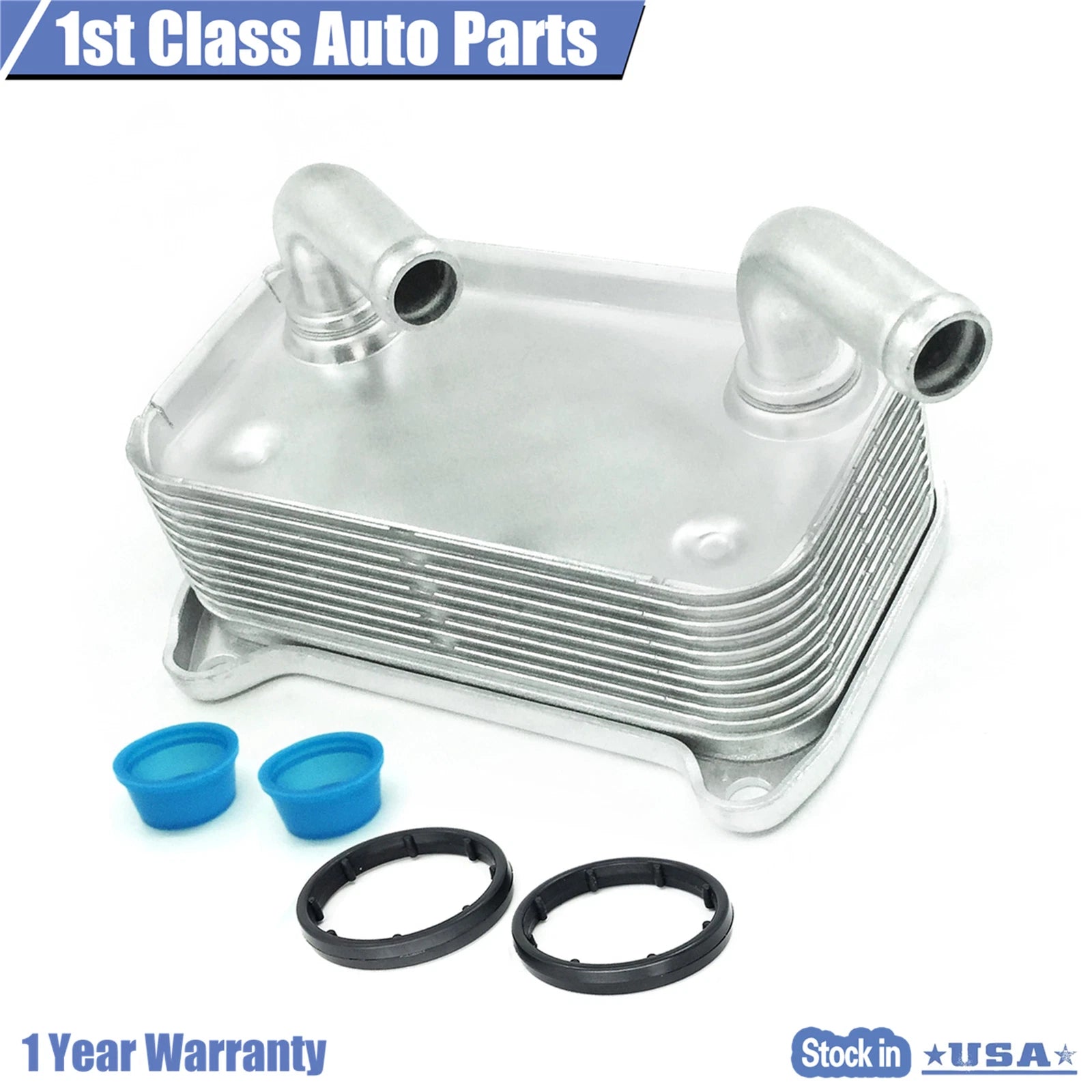 Engine Oil Cooler with O-Rings for Volvo S40 V40 (2000-2004)