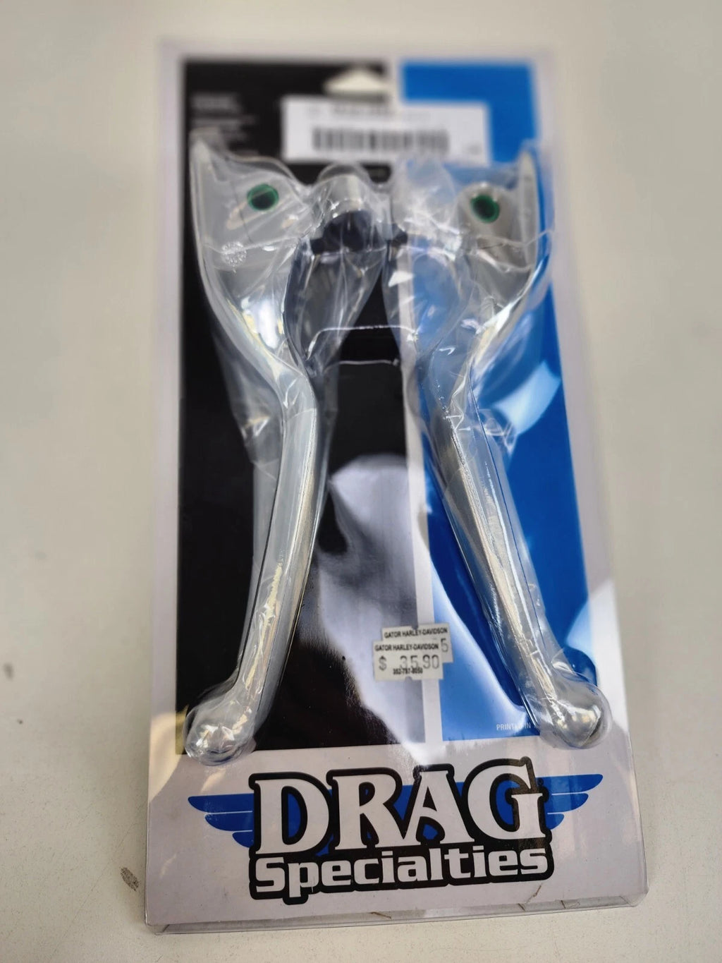 Chrome Wide Blade Lever Set for Harley Touring FLHT/FLHR/FLTR/FLHX (2017–2018)