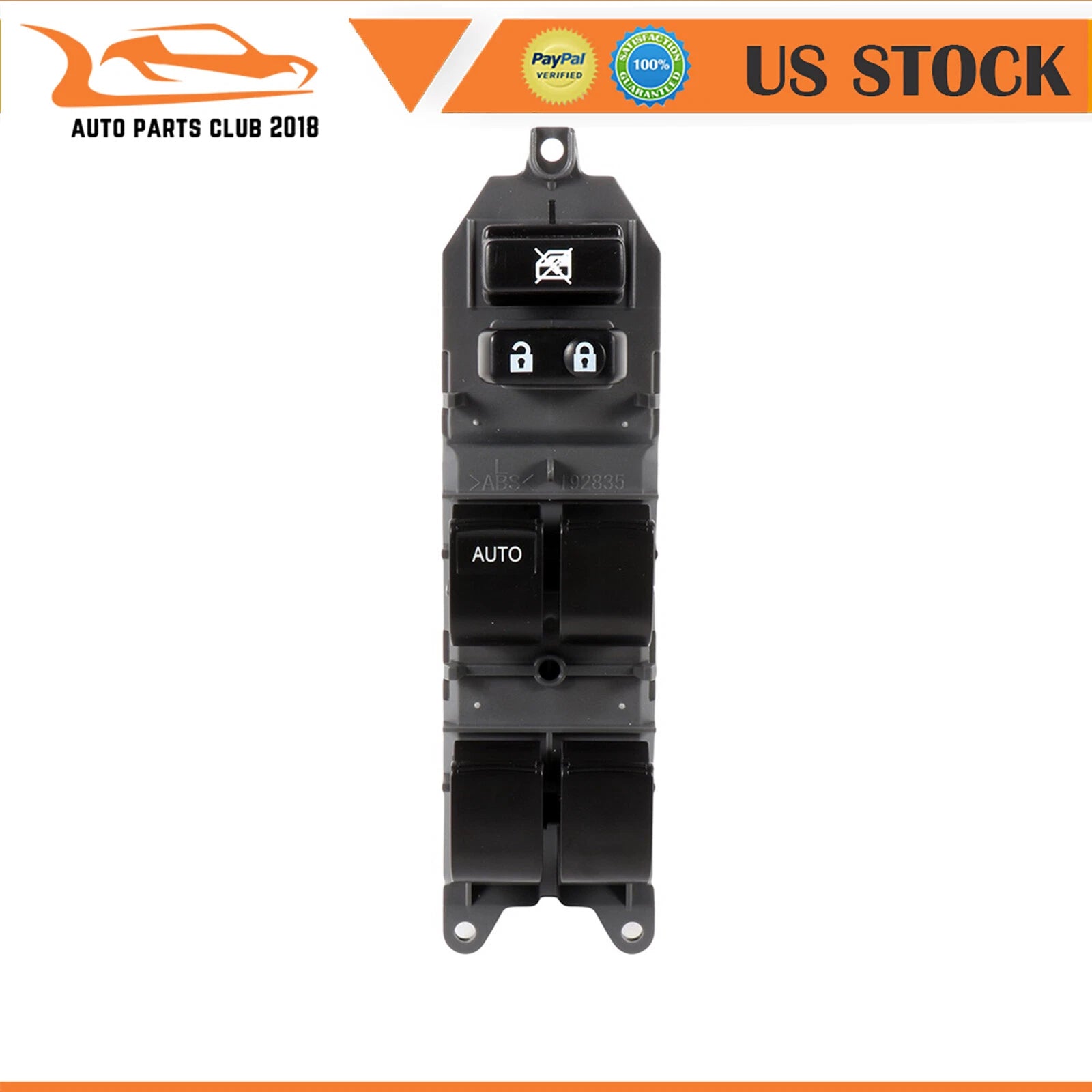Window Switch for Toyota Highlander (2008–2013) Front Driver Side Auto