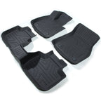Set of 3 TPE Rubber All Weather Floor Mats for BMW X1 (2016–2022)