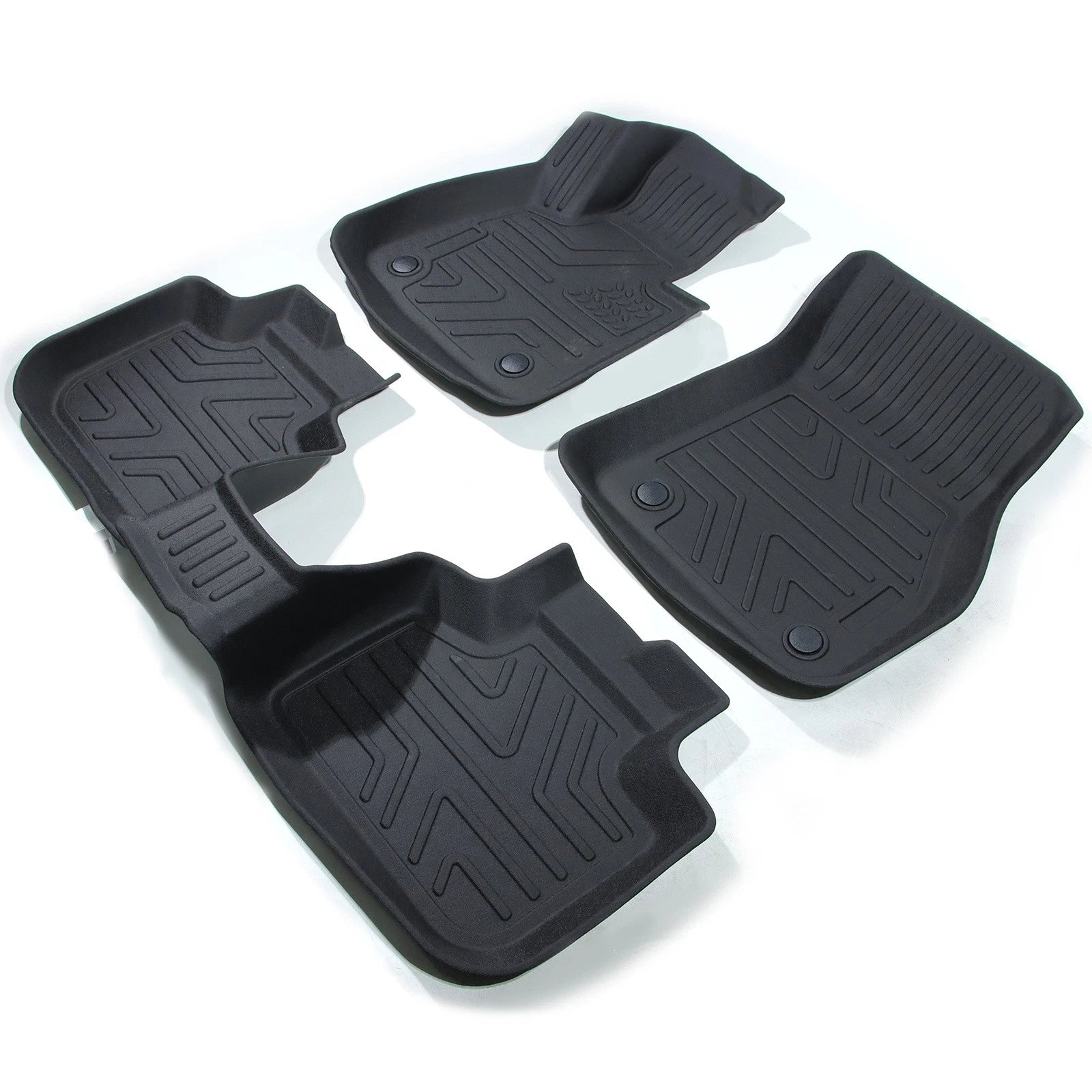 Set of 3 TPE Rubber All Weather Floor Mats for BMW X1 (2016–2022)