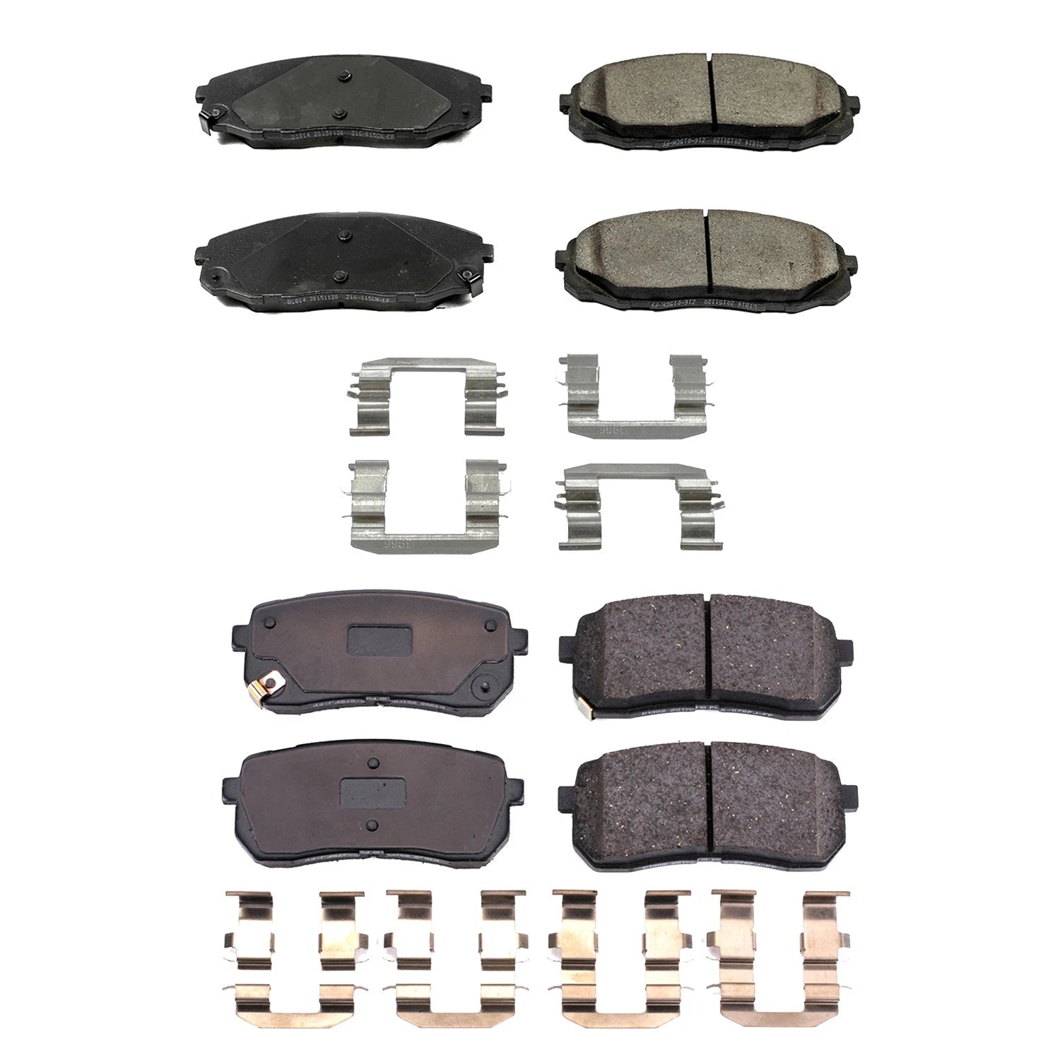 PowerStop Z17 Low-Dust Ceramic Brake Pads Kit for Kia Sedona (2011–2021)