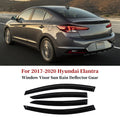Set of 4 Window Visors for Hyundai Elantra (2017–2020)