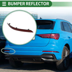 Bumper Reflector No. 83G945105 for Audi Q3 F3 (2018–2022) Red Rear Left