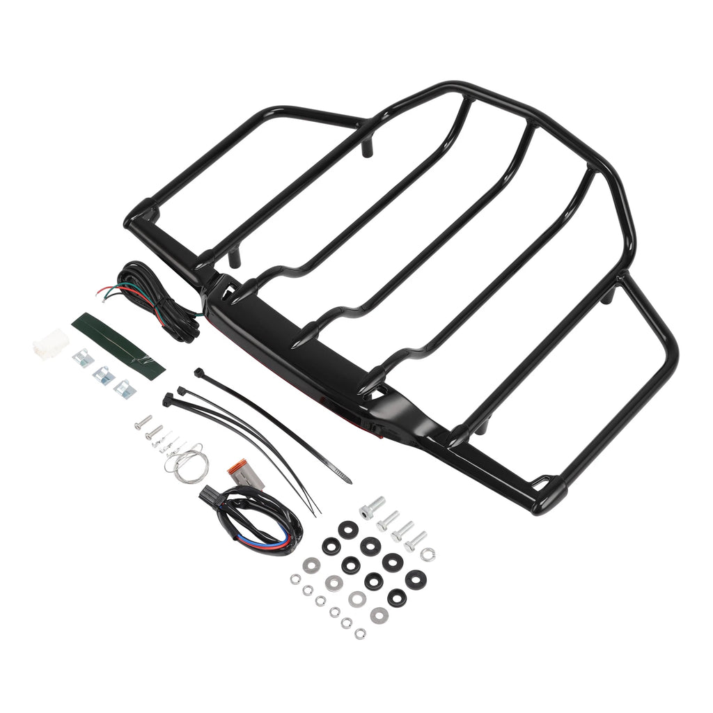 LED Light Trunk Luggage Rack for Harley Electra Road Glide (1993–2013)